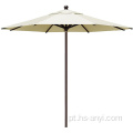 Parasol de jardim com luzes